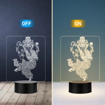 Ganesh Ji Design Night Lamp